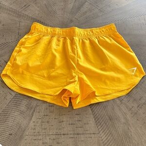 Gymshark Bright Yellow Women's Athletic Shorts